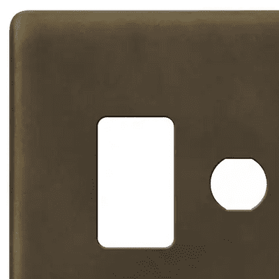 Vintage Brass Grid Plates