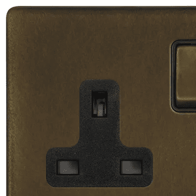 Vintage Brass Switches & Sockets