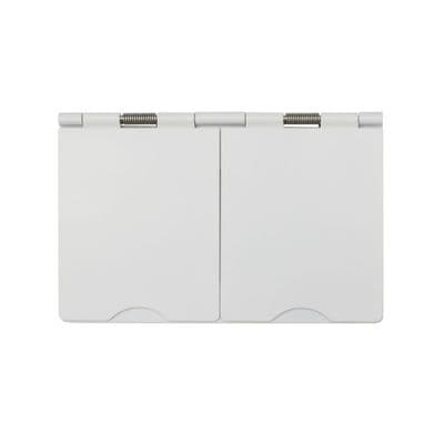 White Metal Floor Sockets