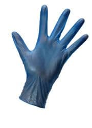 WellBefore Blue Vinyl Disposable Gloves Medium 200 Ct - Powder-Free