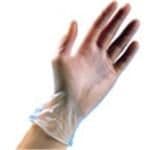 Clear Vinyl Gloves Powdered (Box of 100)