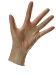 Clear Vinyl Gloves Powder Free (Box of 100)