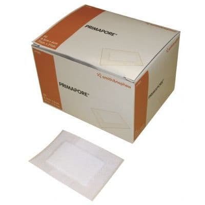 Primapore Sterile Adhesive Wound Dressing - 8.3cm x 6cm - 50 Pack