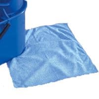 blue microfibre cloth