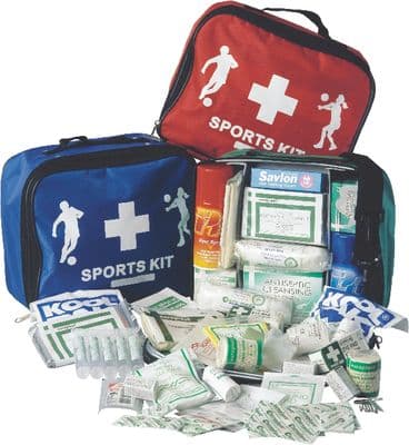 Sports Grab-Bag First Aid Kit (Green) - Multi Purpose Sports or Organisation Kit