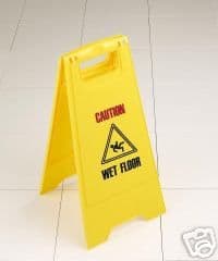 Wet Floor Sign  A - Sign  /  Cleaning in Progress/Caution Wet Floor
