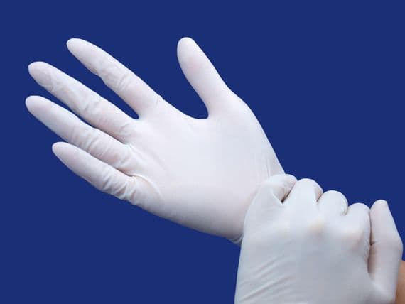 White Nitrile Gloves Powder Free (Box of 200)