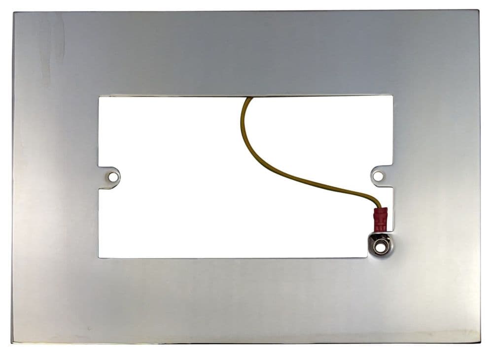 G&H 810C Polished Chrome Finger Plate Surround 212mm x 152mm for Double