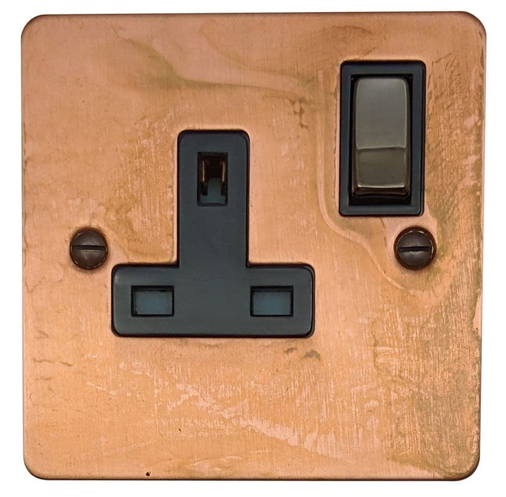 G H Flat Antique Copper LED Dimmer (1 Gang/250W - View #3
