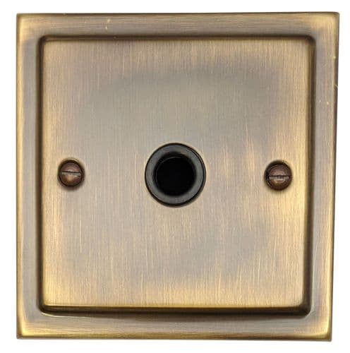 G&H TAB79B Trimline Plate Antique Brass 1 Gang Flex Outlet Plate