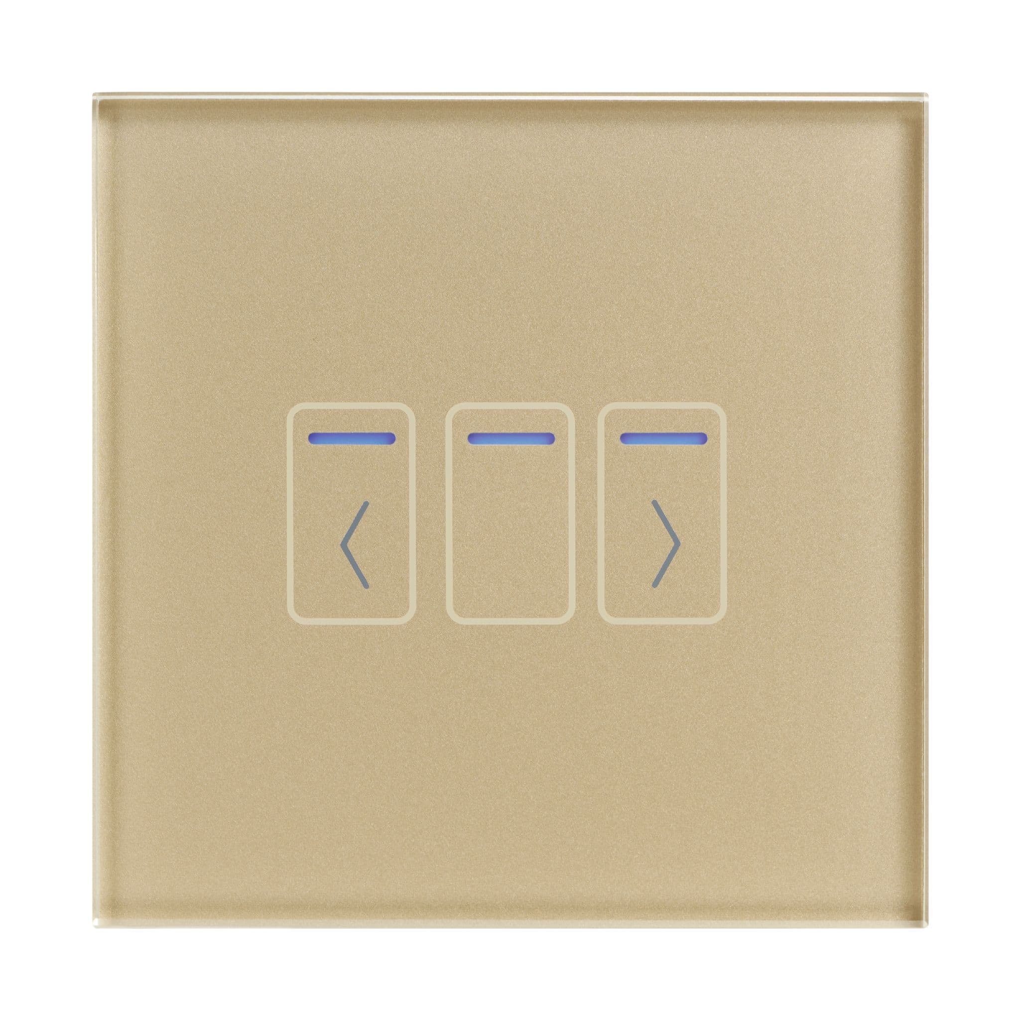 RetroTouch 1 Gang Brass Glass Touch WiFi Shutter Switch 01493