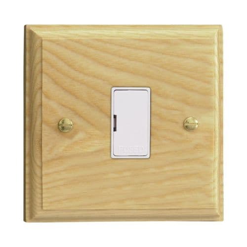 Varilight XK6UAW Kilnwood Ash 1 Gang 13A Unswitched Fused Spur