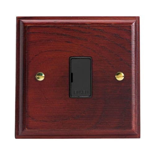 Varilight XK6UMB Kilnwood Mahogany 1 Gang 13A Unswitched Fused Spur