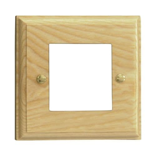 Varilight XKG2A Kilnwood Ash DataGrid Plate (2 DataGrid Spaces)