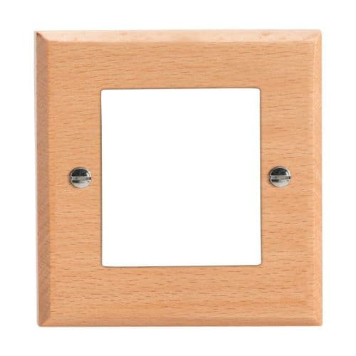 Varilight XKG2BE Kilnwood Scandic Beech DataGrid Plate (2 DataGrid Spaces)