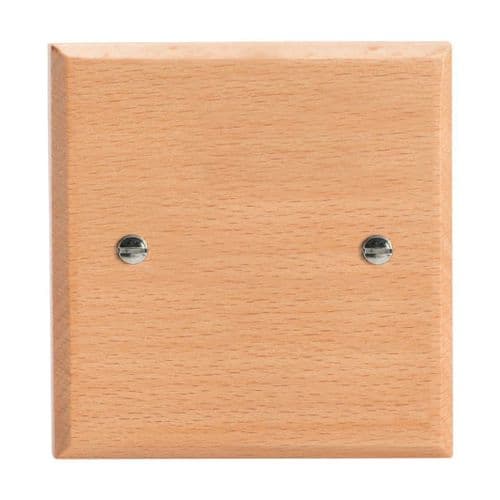 Varilight XKSBBE Kilnwood Scandic Beech 1 Gang Single Blank Plate