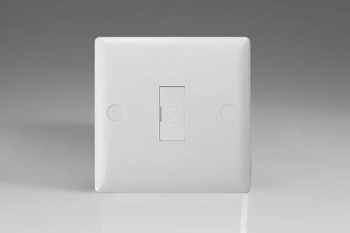 Varilight XO6UW Value Polar White 1 Gang 13A Unswitched Fused Spur