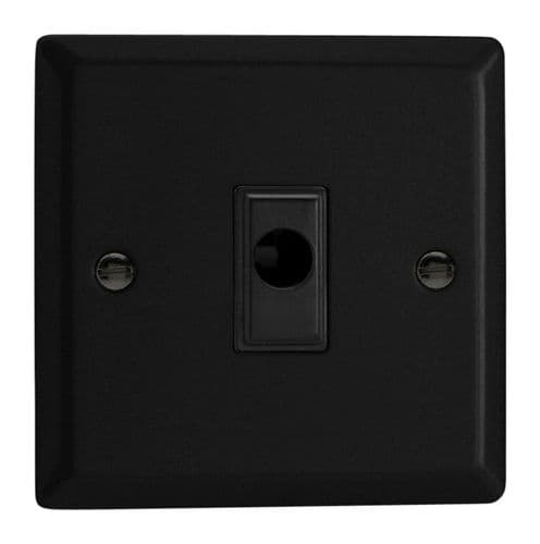 Varilight XYFOB.MB Urban Matt Black 1 Gang 16A Flex Outlet Plate