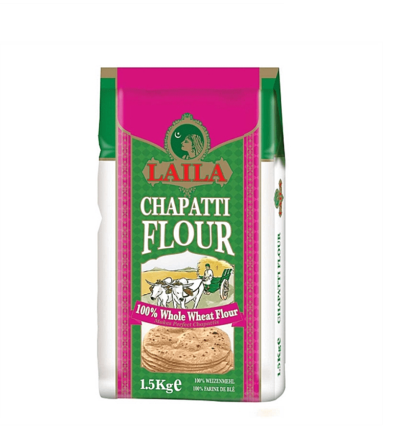 Laila Chapati Flour (Chapatti Atta) Buy Online at The Asian