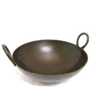 10'' Black Iron Karahi (Karhai, Kadai)