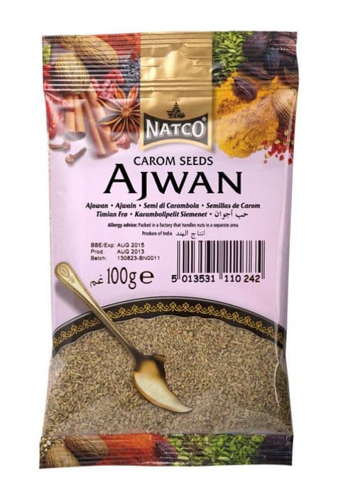100g Ajwain Seeds (Carom Seeds, Lovage, Ajwan)
