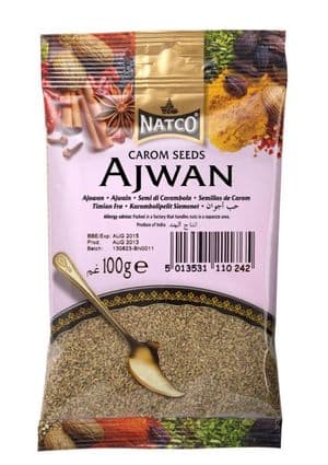 100g Ajwain Seeds (Carom Seeds, Lovage, Ajwan)