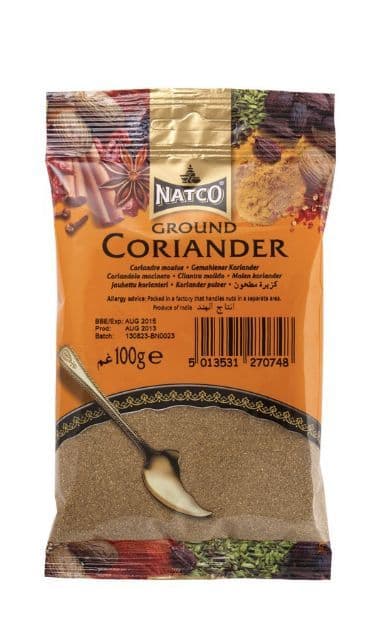 100g Coriander Powder (Ground Dhania/Dhaniya)
