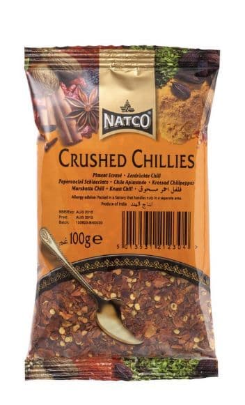 100g Crushed Chillies (Chilli Flakes)