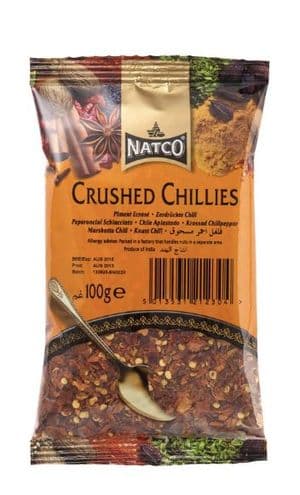 100g Crushed Chillies (Chilli Flakes)