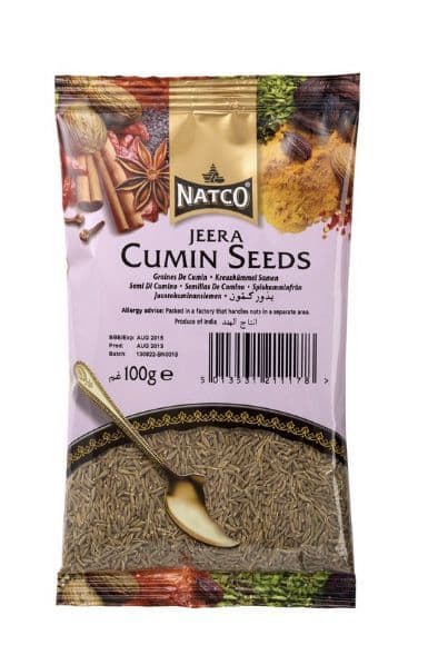 Cumin Seeds (Whole Jeera 100g) | Buy Online at The Asian Cookshop.