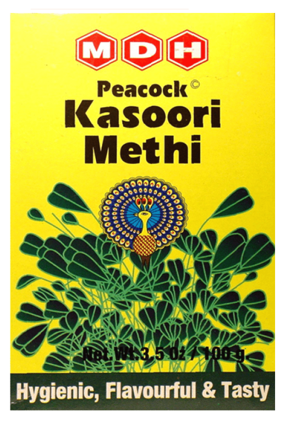 MDH Peacock Kasoori Methi (Fenugreek) Leaves | Buy Online at the Asian Cookshop