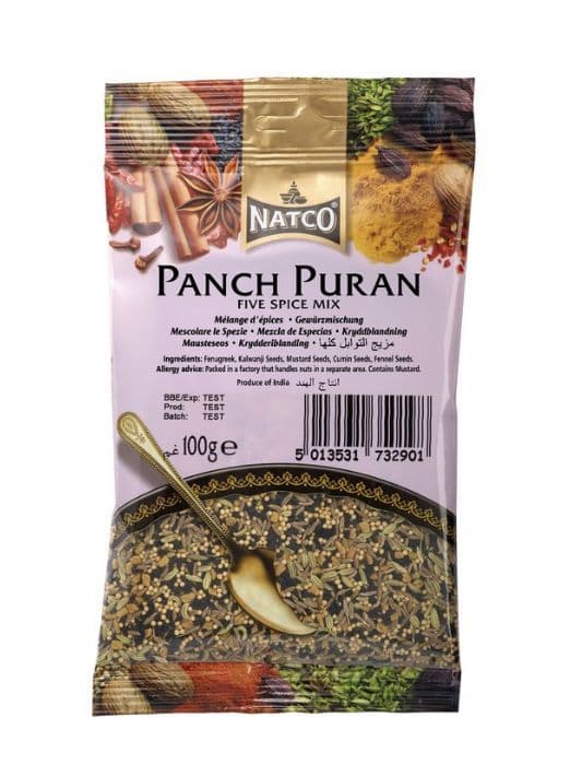 100g Panch Phoran (Punch Puran 'Sizzling Seeds') | Buy Online at the Asian Cookshop
