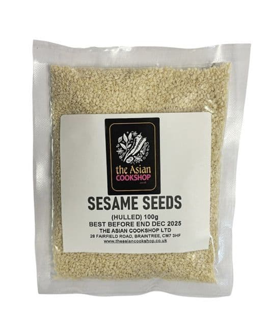 100g Sesame Seeds (Hulled) Buy Online at The Asian