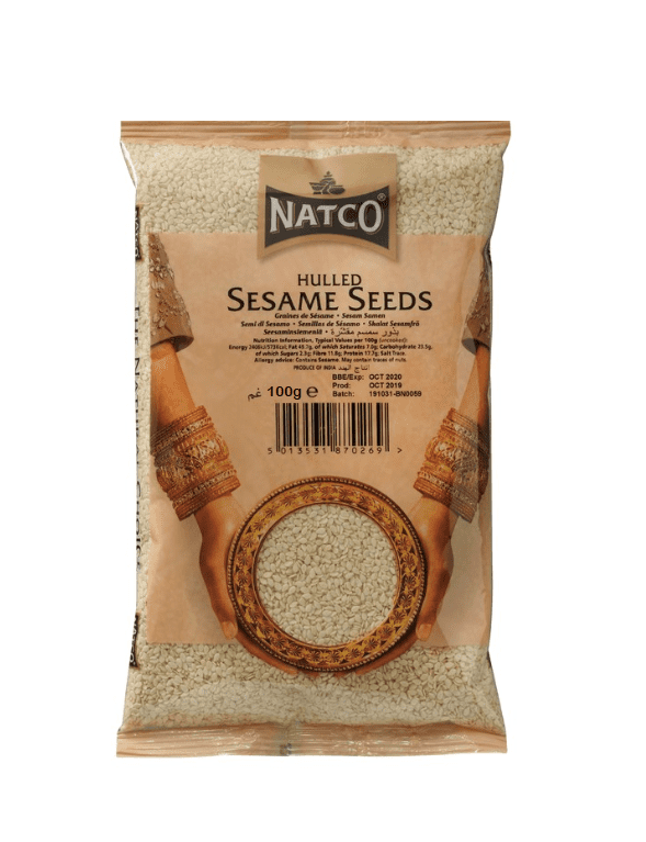 100g Sesame Seeds (Hulled) | Buy Online at The Asian Cookshop