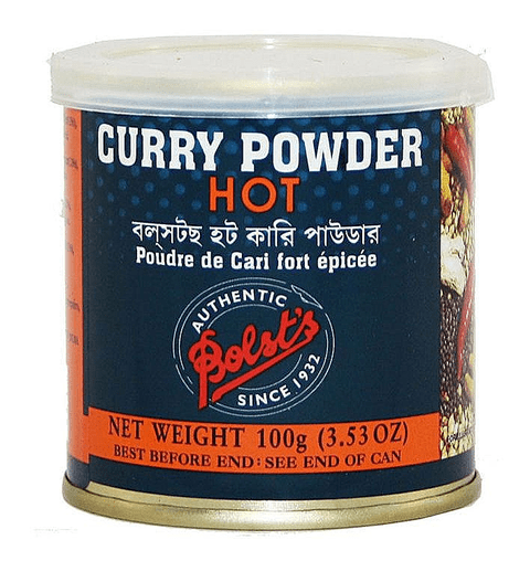 100g Tin Bolst's HOT Curry Powder