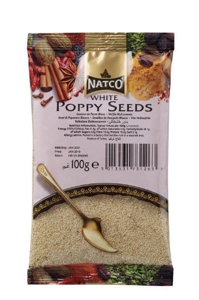 100g White Poppy Seeds