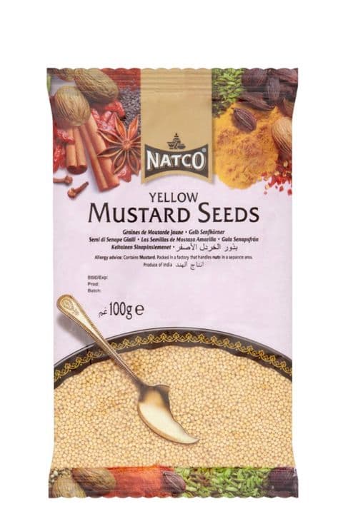 100g Yellow Mustard Seeds