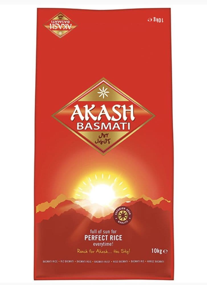 Akash Basmati Rice 10KG Buy Online at The Asian