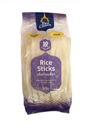 10mm Pad Thai Rice Stick Noodles (Thick, Flat) (Banh Pho)