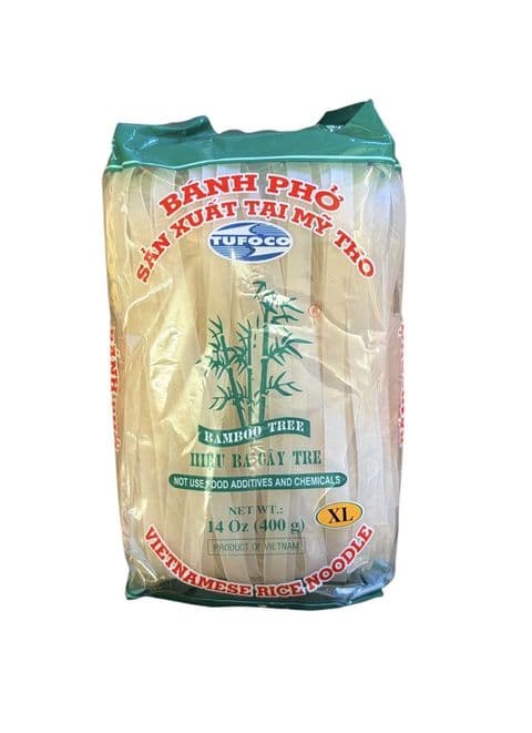 10mm Pad Thai Rice Stick Noodles (Thick, Flat) (Banh Pho)