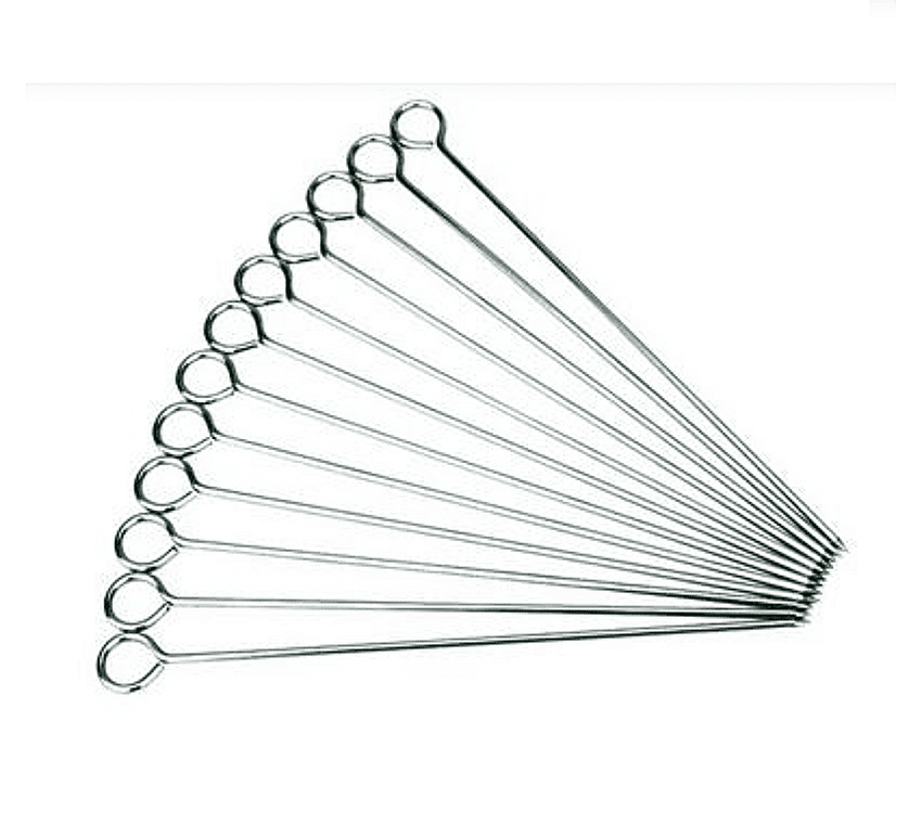 12'' Stainless Steel Skewers (Pack of 12) | Buy Online at The Asian Cookshop.