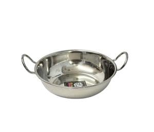 13cm Stainless Steel Balti Bowl Dish (Small)