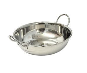 15cm Stainless Steel Balti Dish | Buy Online at The Asian Cookshop.