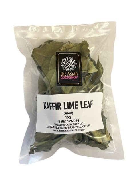 Dried Kaffir Lime Leaves 15g | Buy Online at the Asian Cookshop