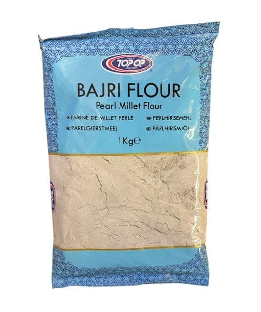 Bajri Millet Flour (Bajra Flour) 1kg by Topop | Buy Online at the Asian Cookshop