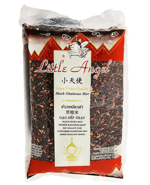 Black Glutinous Rice (Black Sticky Rice) 1KG | Buy Online at the Asian Cookshop