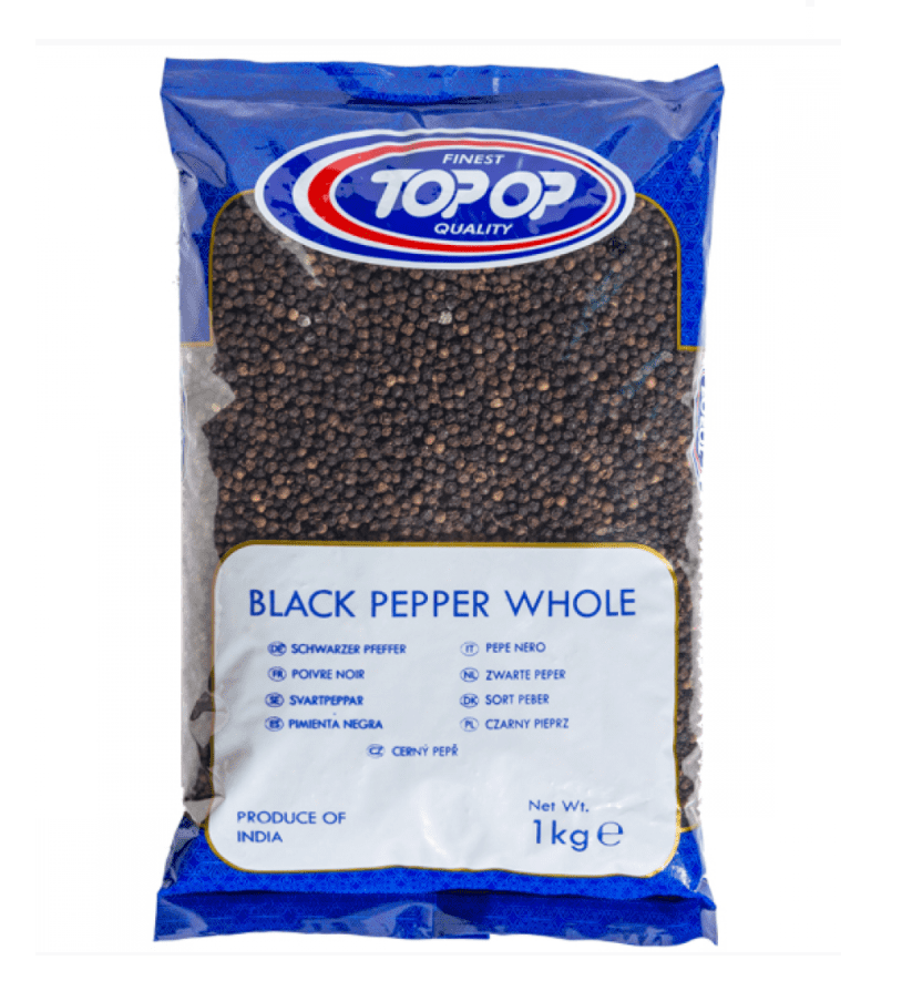 Bulk 1KG Black Peppercorns (Whole) Buy Online at The Asian