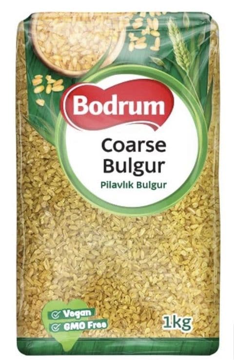 1KG Coarse Bulgur Wheat (Cracked Bulgar)