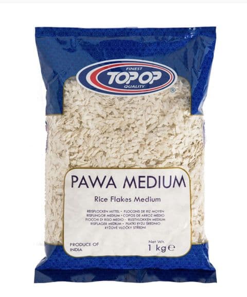 1KG Flaked Rice (Powa, Poha, Pawa) (Flattened Rice)