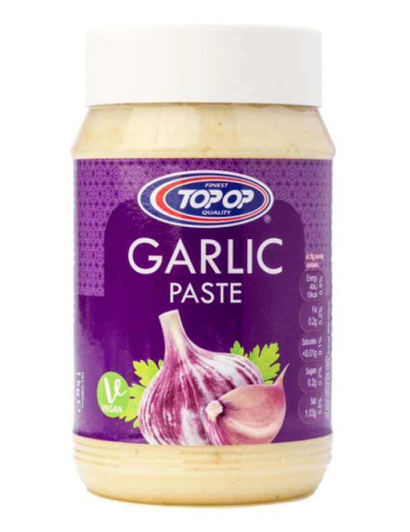 1KG Garlic Paste (Minced) by Topop | Buy Online at the Asian Cookshop